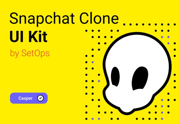 Snapchat Clone UI Kit 👻 v1.0 "Casper"