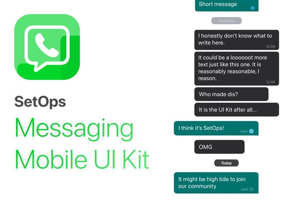 WhatsApp Mobile UI Kit 💬 v0.2 "WhatsUp"